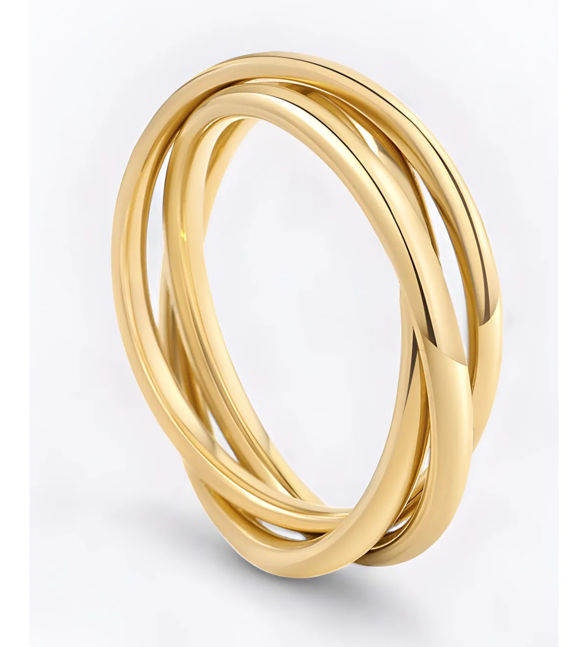 Dainty Interlocking Fidget Ring by Mint & Lily