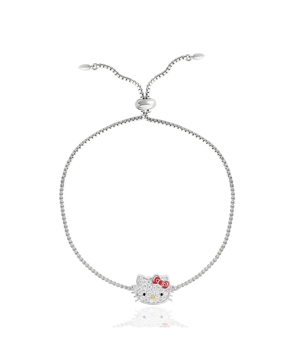Sanrio Hello Kitty Pave Hello Kitty Face Lariat Bracelet by Hello Kitty