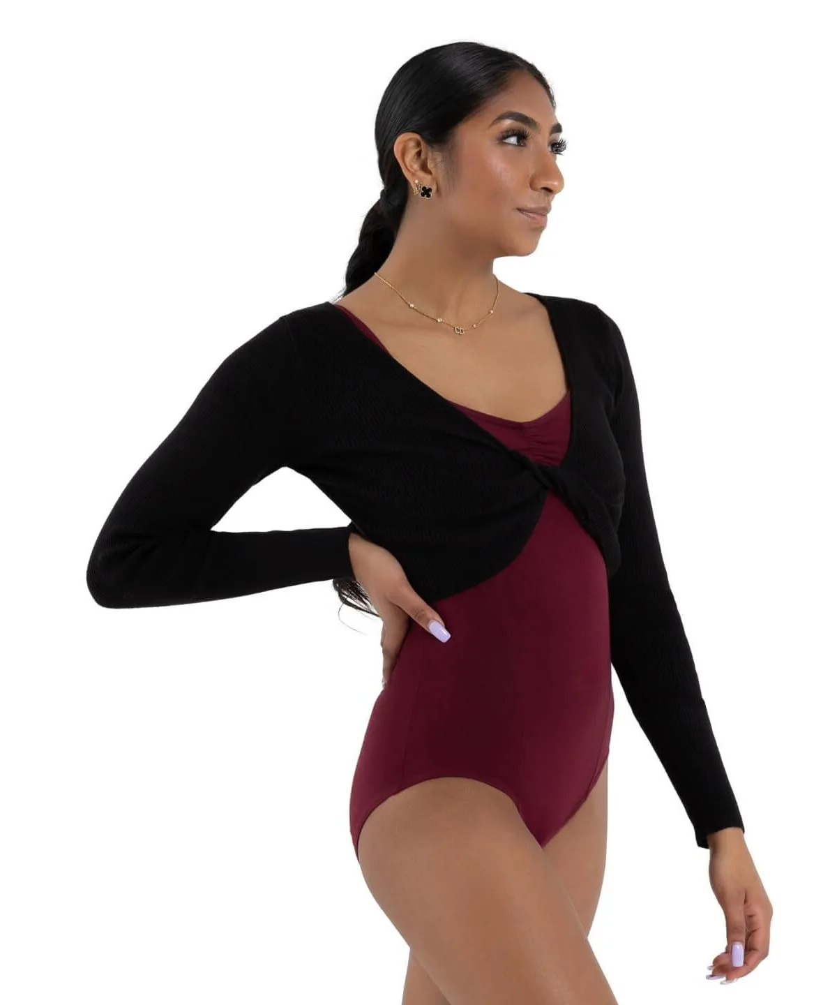Shrug with Faux Knot by Capezio