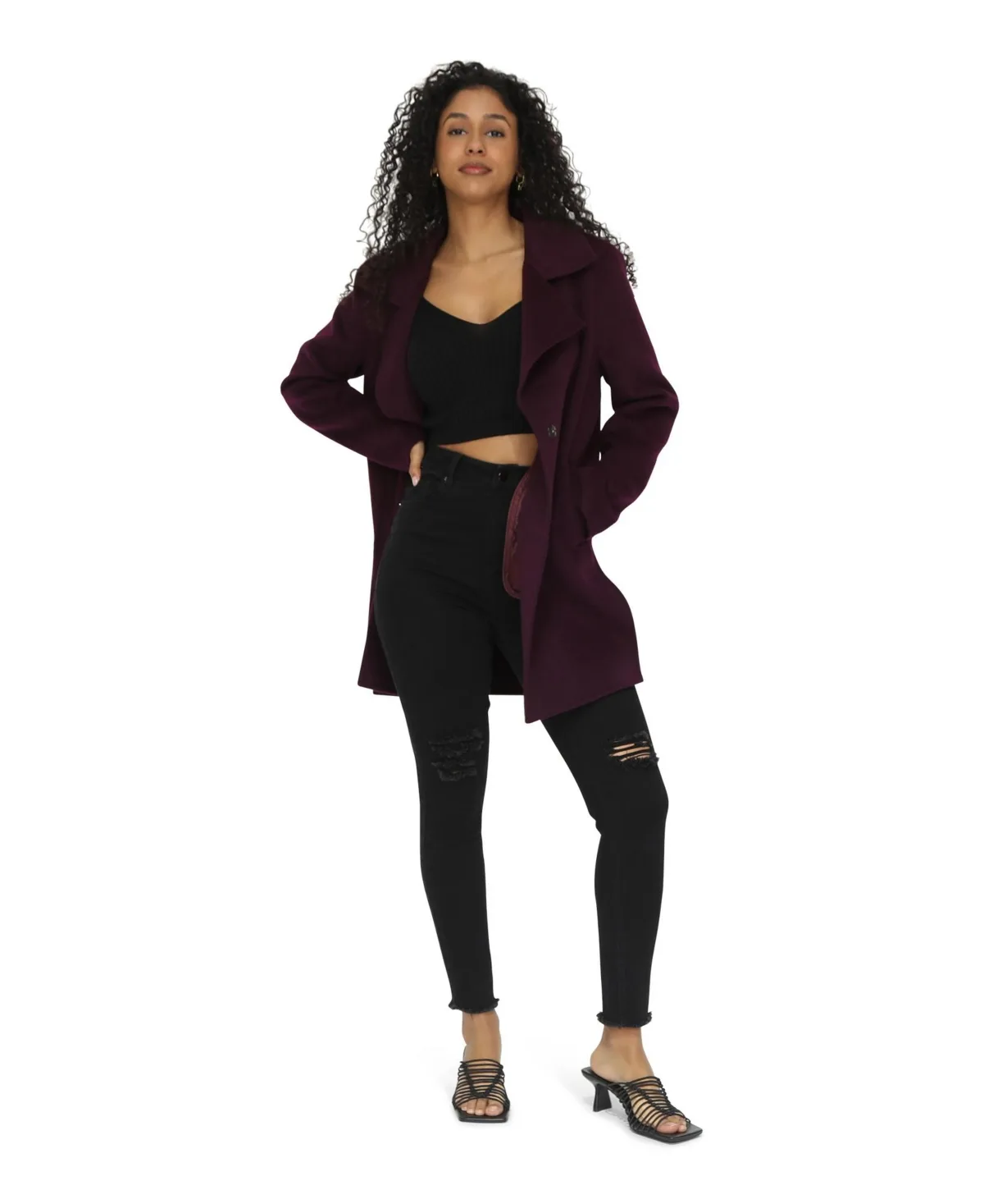 Ex-Boyfriend Wool Blend Oversized Jacket by Belle & Bloom