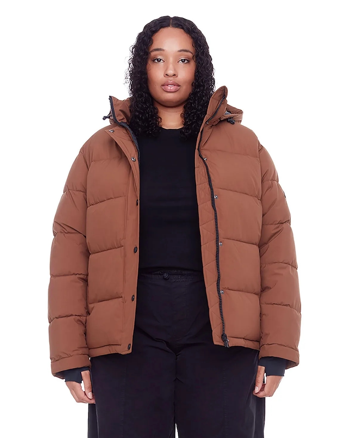 Forillon Short Quilted Puffer Jacket by Alpine North