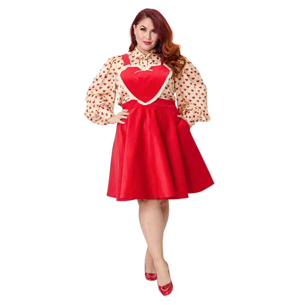 Bib Pinafore Skirt by Unique Vintage