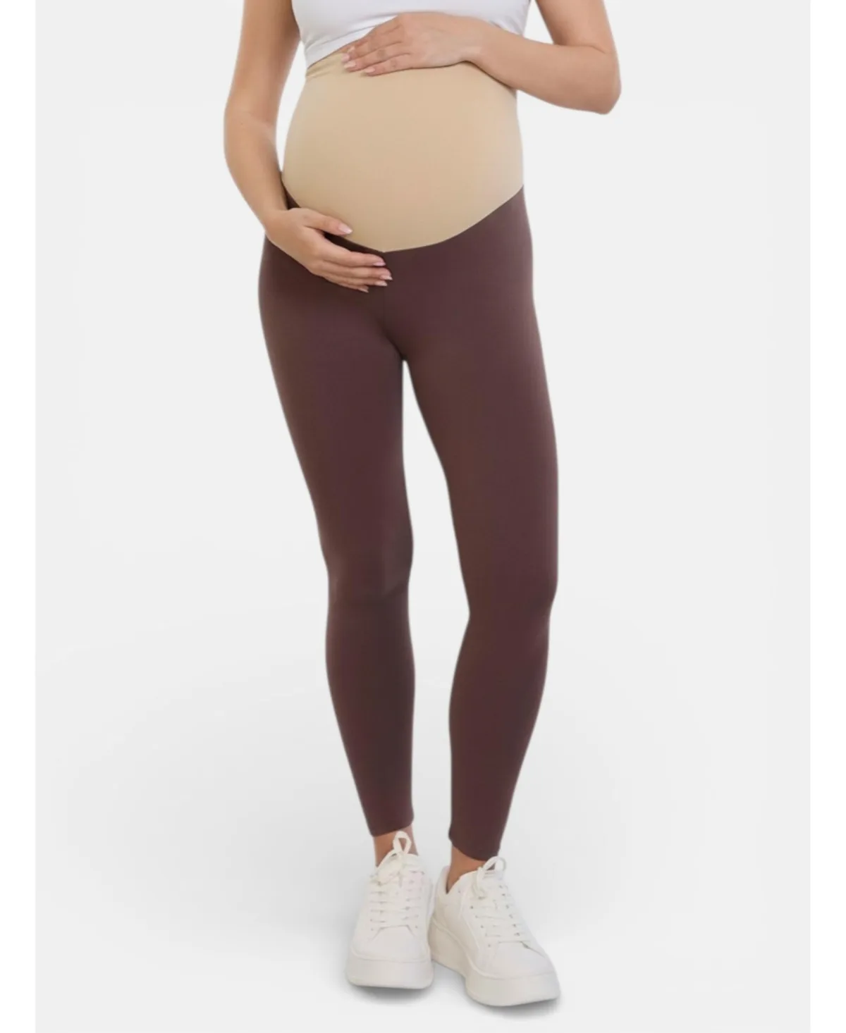 Essential Stretch Secret Fit Over the Belly Maternity Leggings by Motherhood Maternity