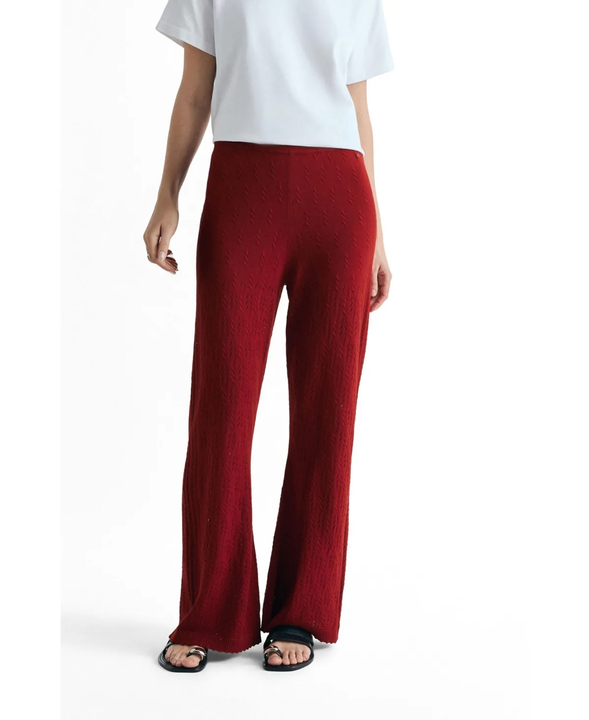 Set Pointelle Knit Pant by Scalpers