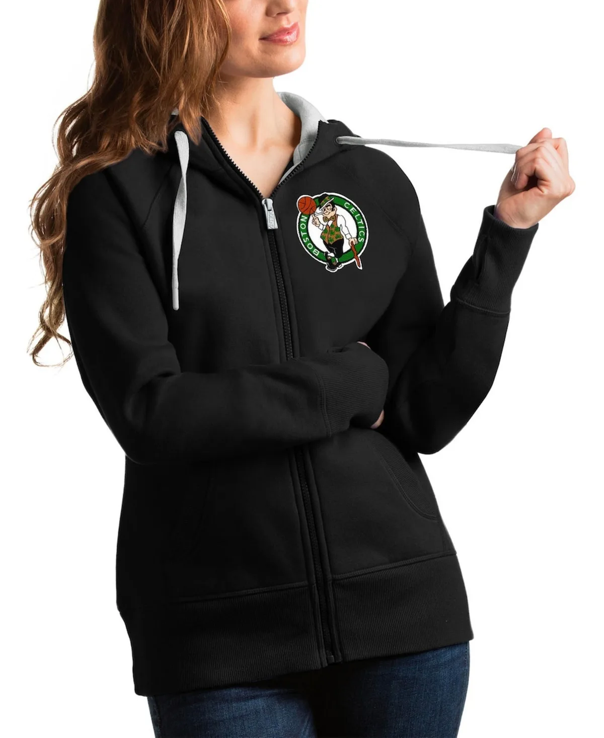 Boston Celtics Victory Full-Zip Hoodie by Antigua