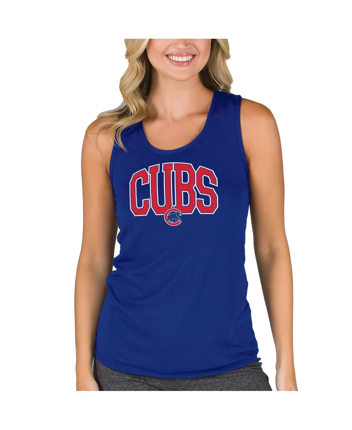 Chicago Cubs Marathon Racerback Tank Top