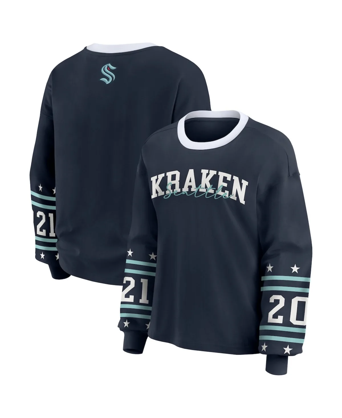 Seattle Kraken Long-Sleeve Sport T-Shirt by Wear By Erin Andrews