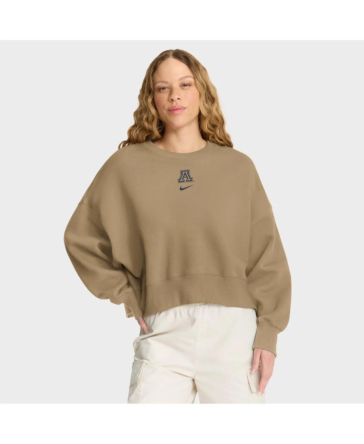 Arizona Wildcats Oversized Phoenix 2-Hit Pullover Sweatshirt by Nike