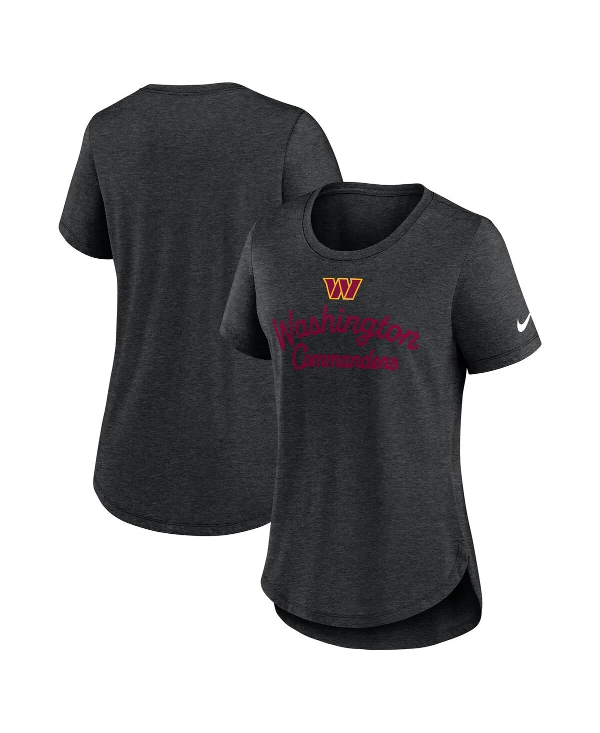 Washington Commanders Script Tri-Blend T-Shirt by Nike