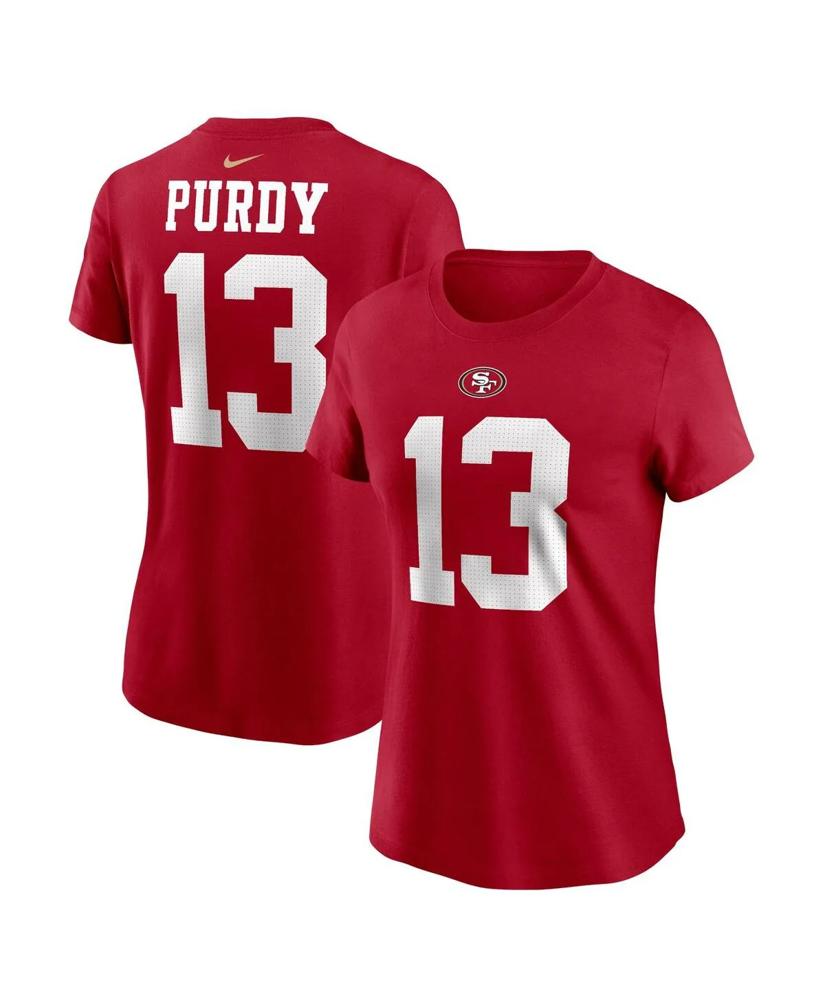 Brock Purdy San Francisco 49ers Player Name and Number T-Shirt by Nike
