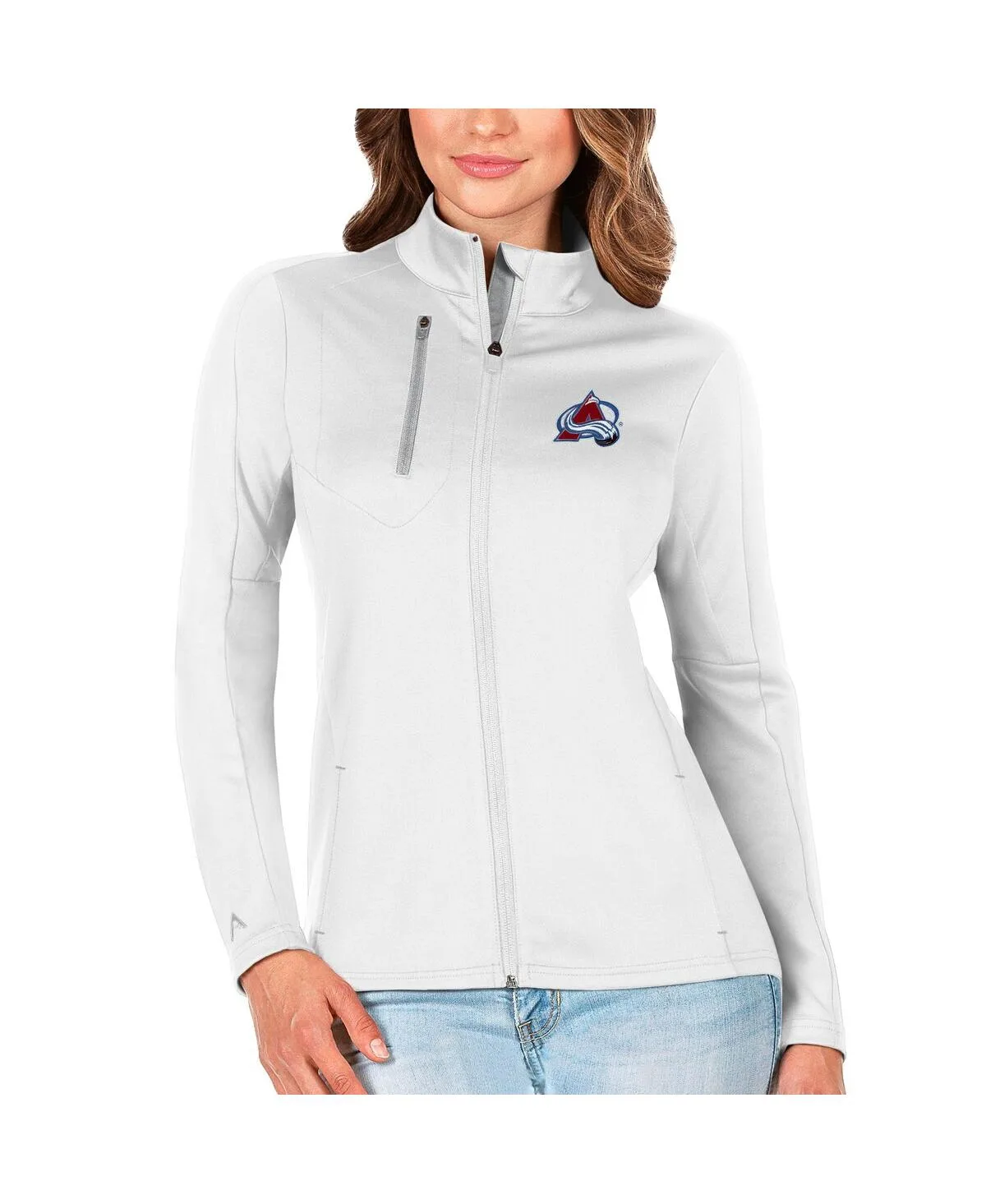 Colorado Avalanche Generation Full-Zip Pullover Jacket by Antigua