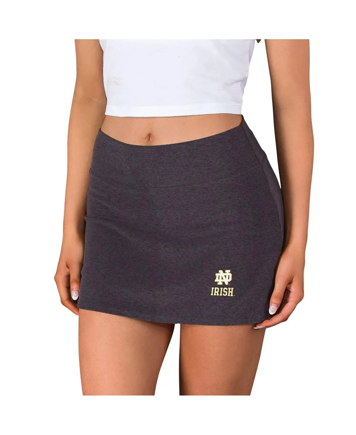 Notre Dame Fighting Irish Centerline Knit Skort by Concepts Sport
