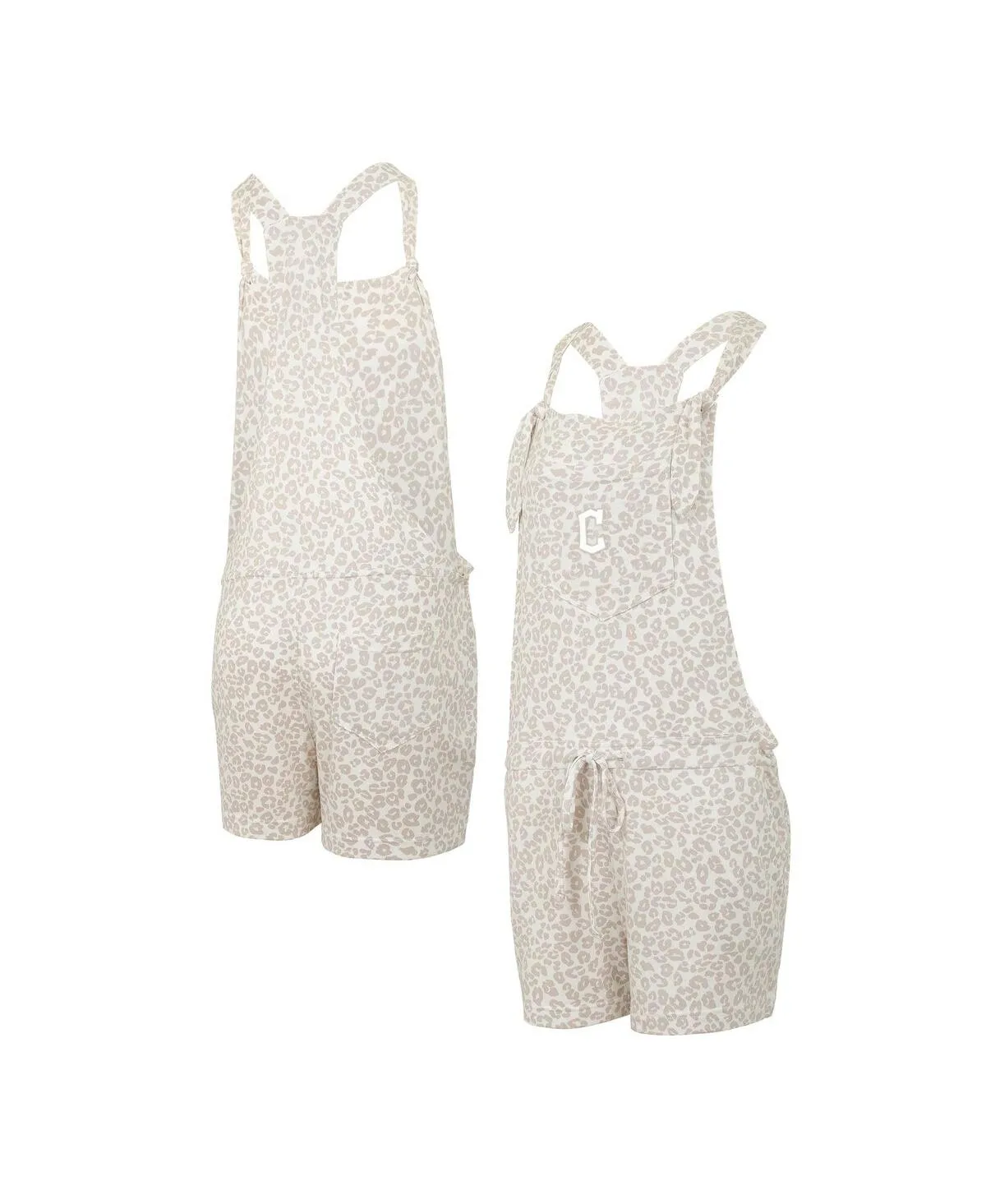 Cleveland Guardians Montana Hacci Knit Romper Overalls by Concepts Sport