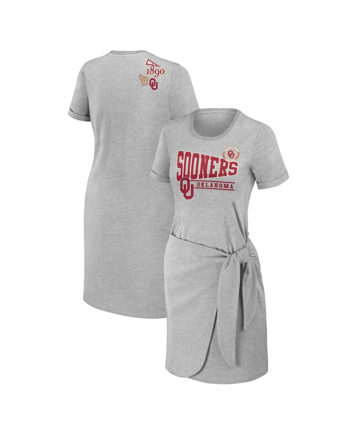 Oklahoma Sooners Knotted T-Shirt Dress by Wear By Erin Andrews