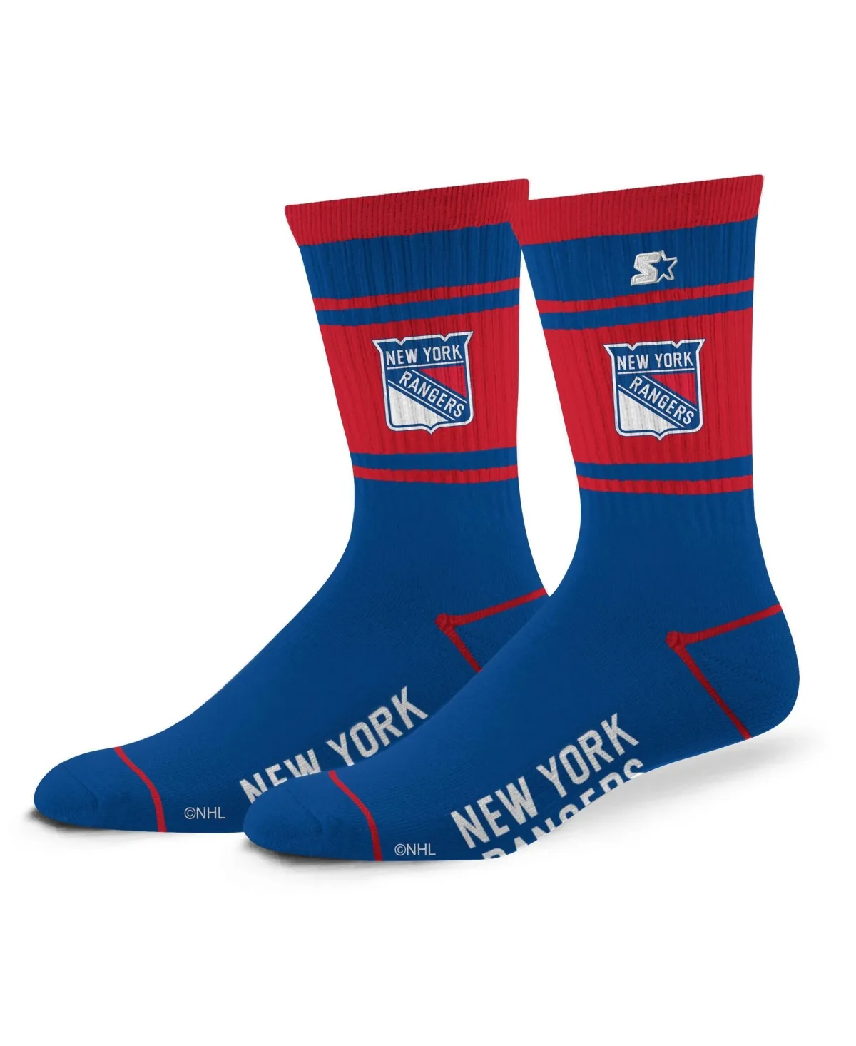 New York Rangers Billboard Crew Socks by Starter