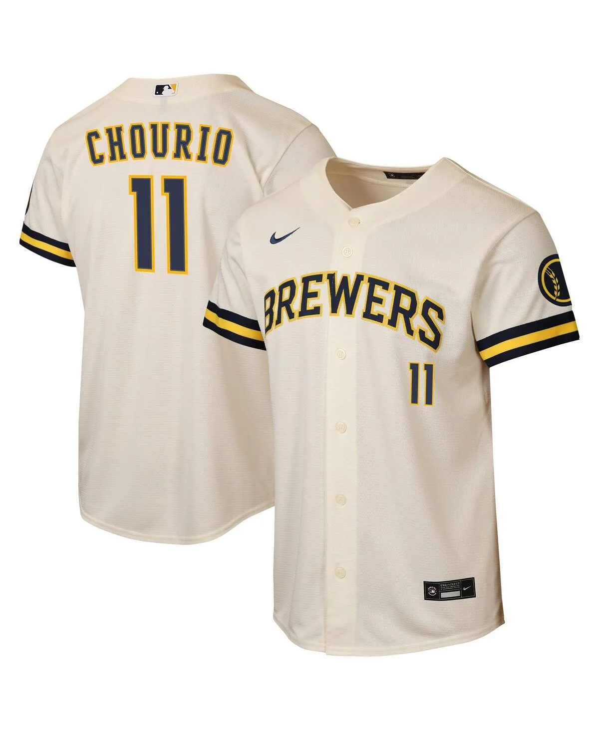 Jackson Chourio Milwaukee Brewers Home Stadium Jersey by Nike