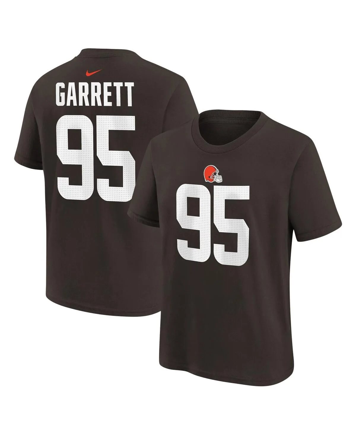 Myles Garrett Cleveland Browns Player Name Number T-Shirt by Nike