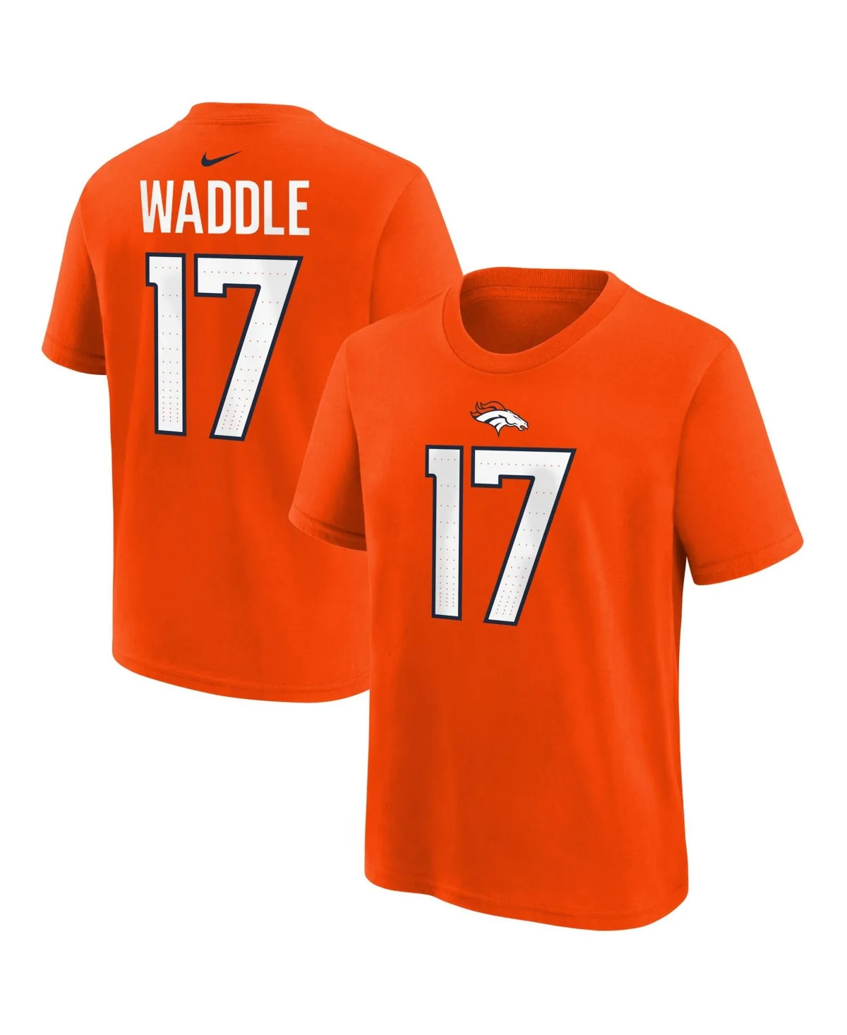 Jaylen Waddle Denver Broncos Name & Number T-Shirt by Nike