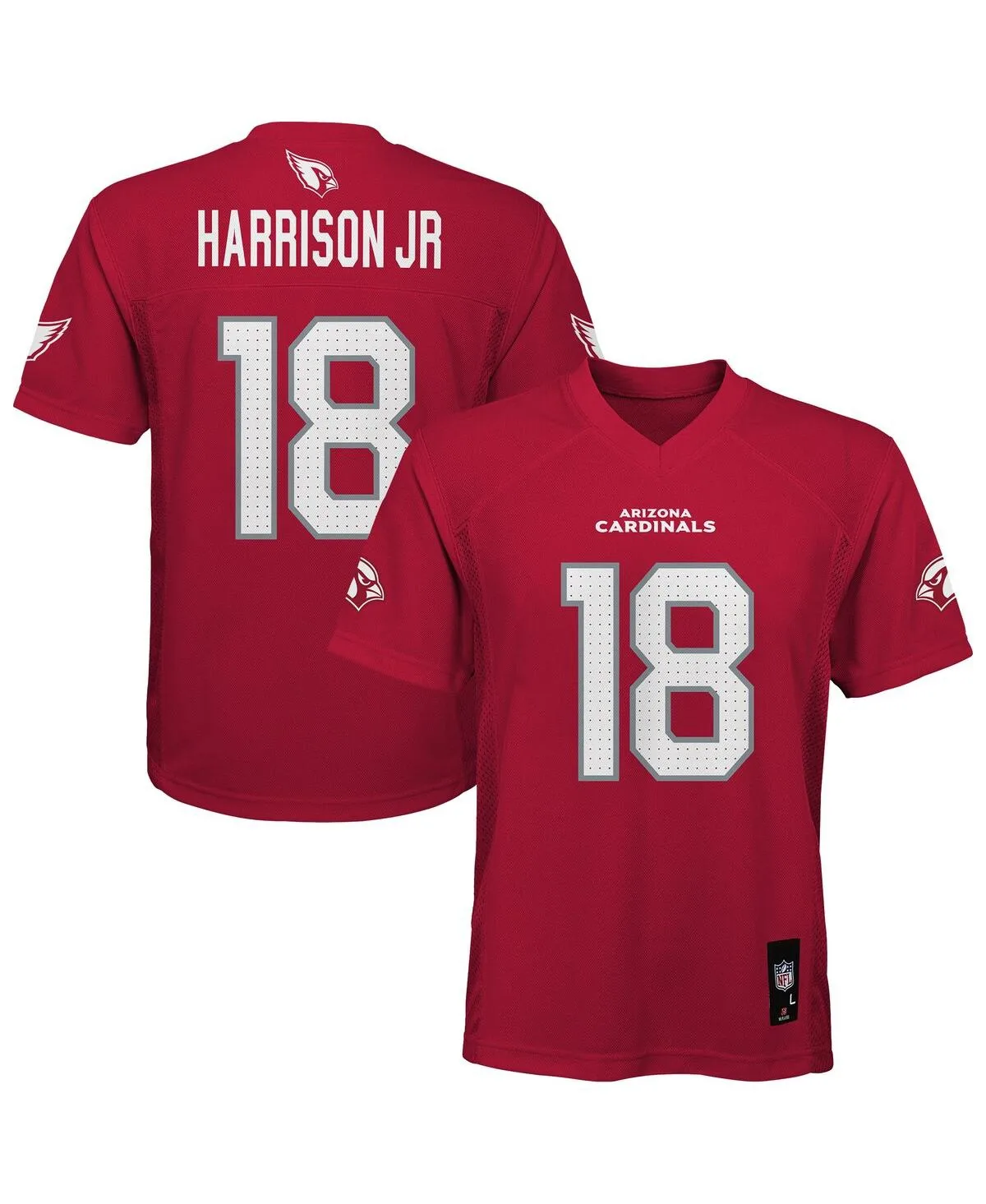 Marvin Harrison Jr. Arizona Cardinals Replica Player Jersey by Outerstuff