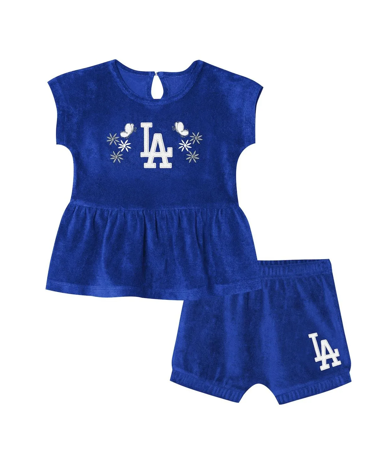 Los Angeles Dodgers Fashion Top and Shorts Set by Outerstuff