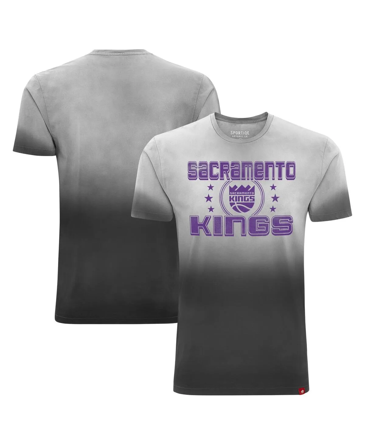 Sacramento Kings Bingham Sun-Fade T-Shirt by Sportiqe