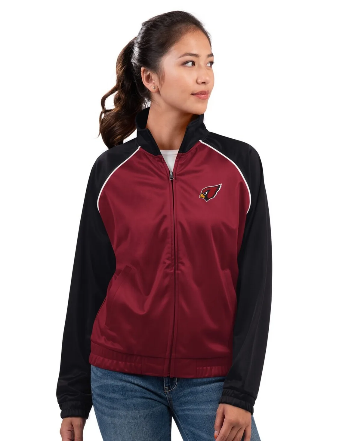 Arizona Cardinals Replay Full-Zip Track Jacket