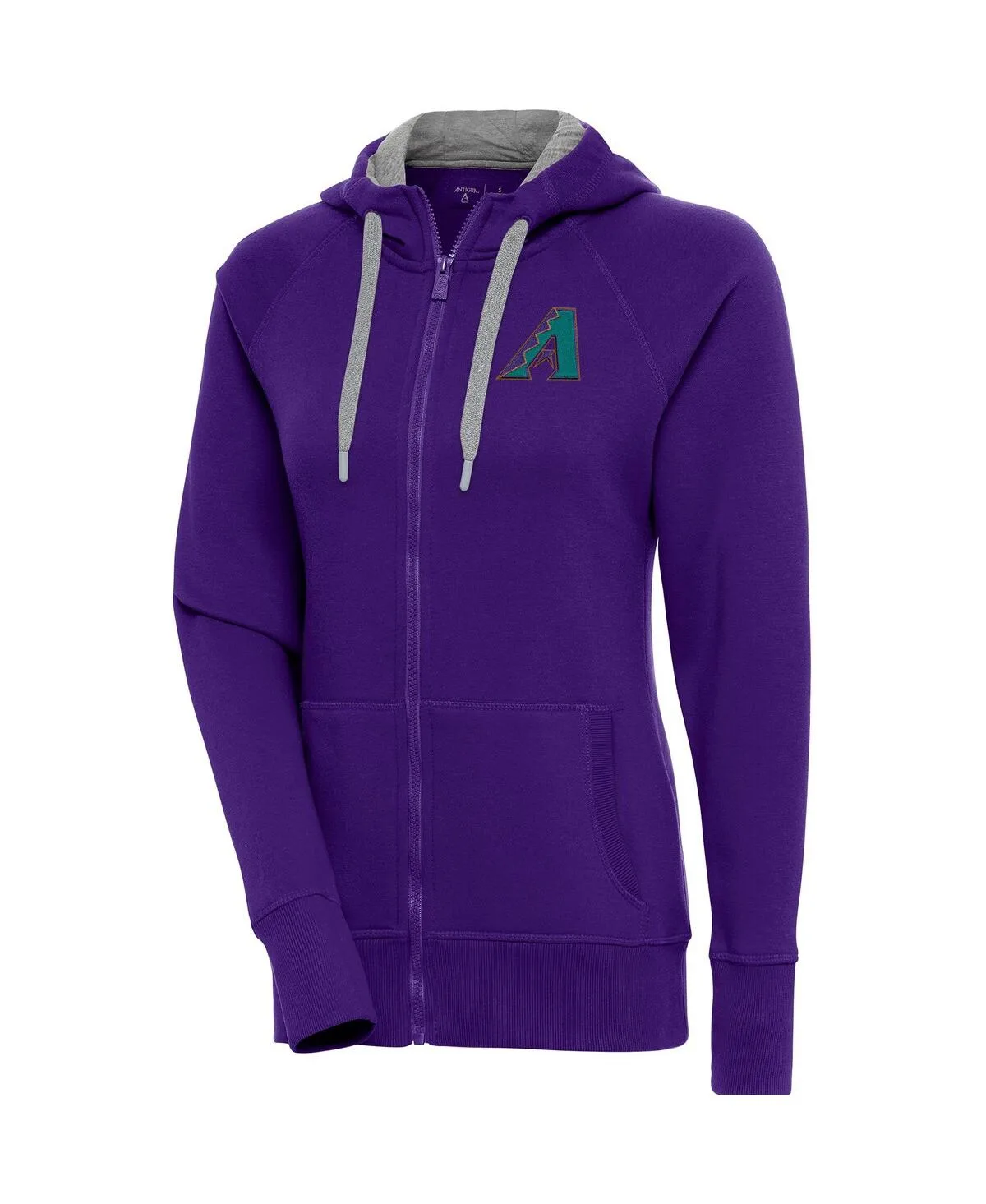Arizona Diamondbacks Cooperstown Victory Full-Zip Hoodie Jacket by Antigua