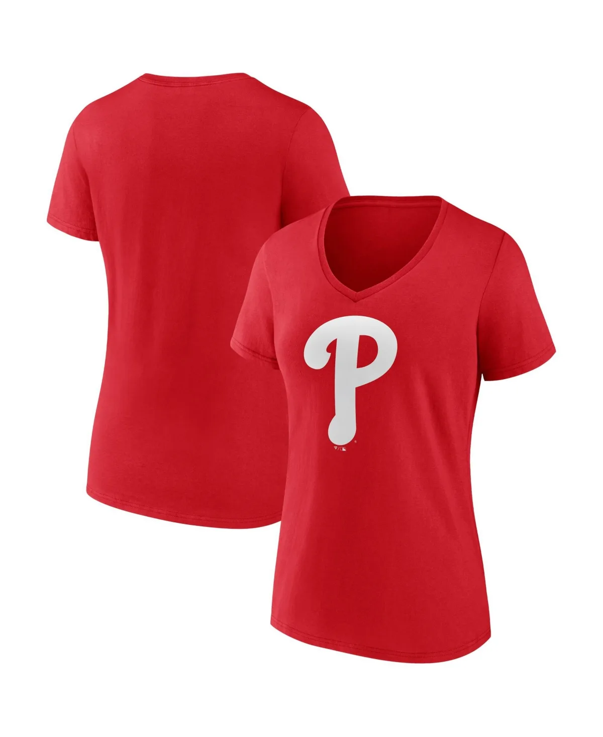 Philadelphia Phillies V-Neck T-Shirt by Logo Athletic