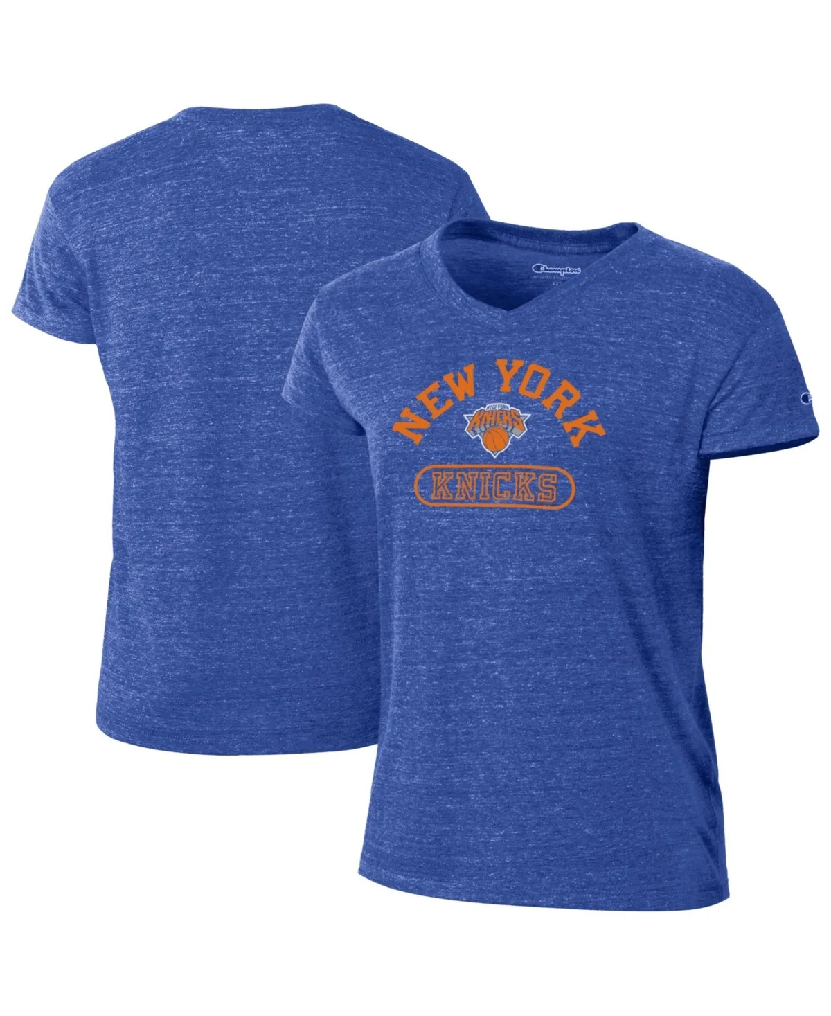 New York Knicks Tri-Blend V-Neck T-Shirt by Champion