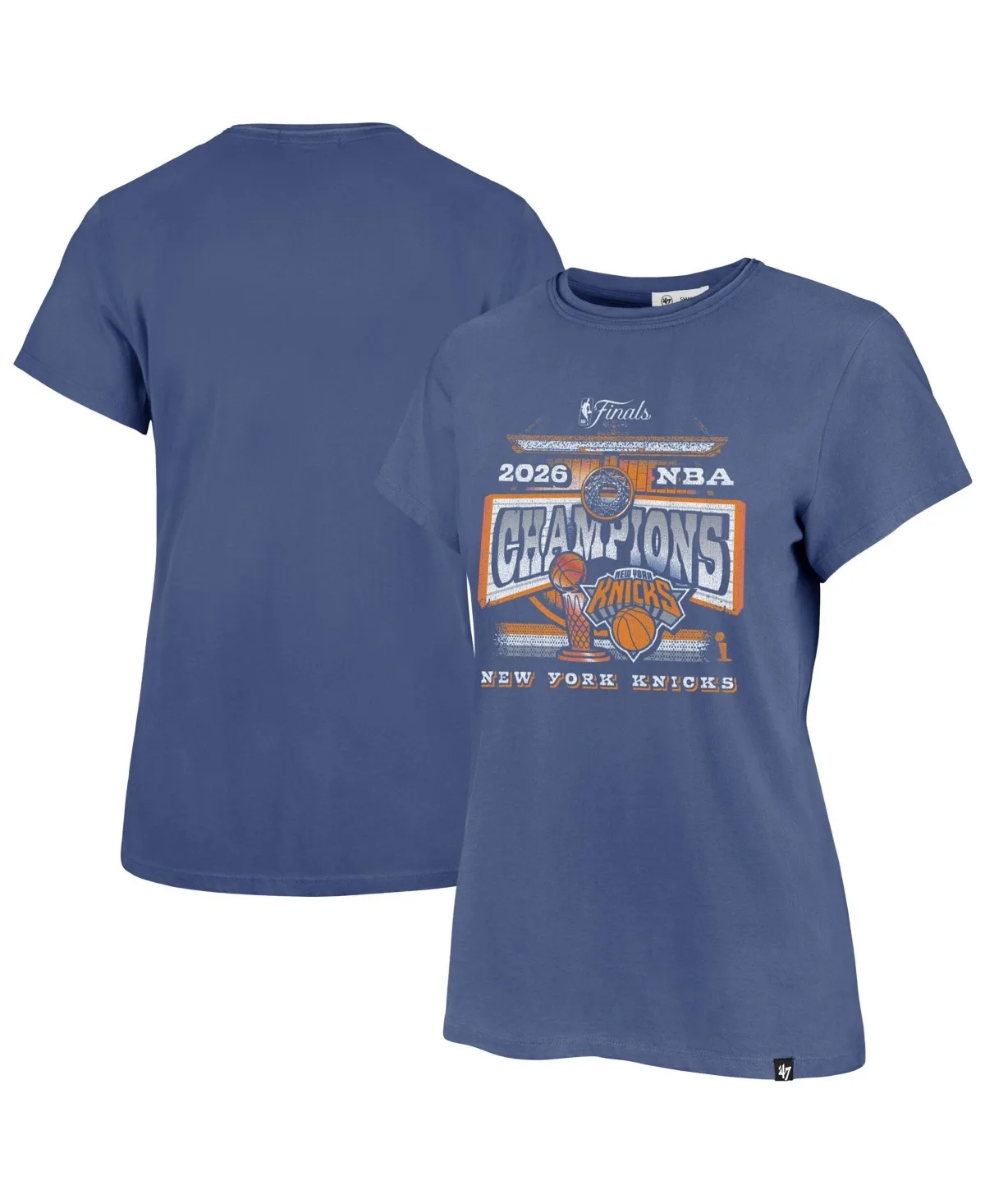 New York Knicks 2026 Nba Finals Champions Frankie T-Shirt by '47 Brand