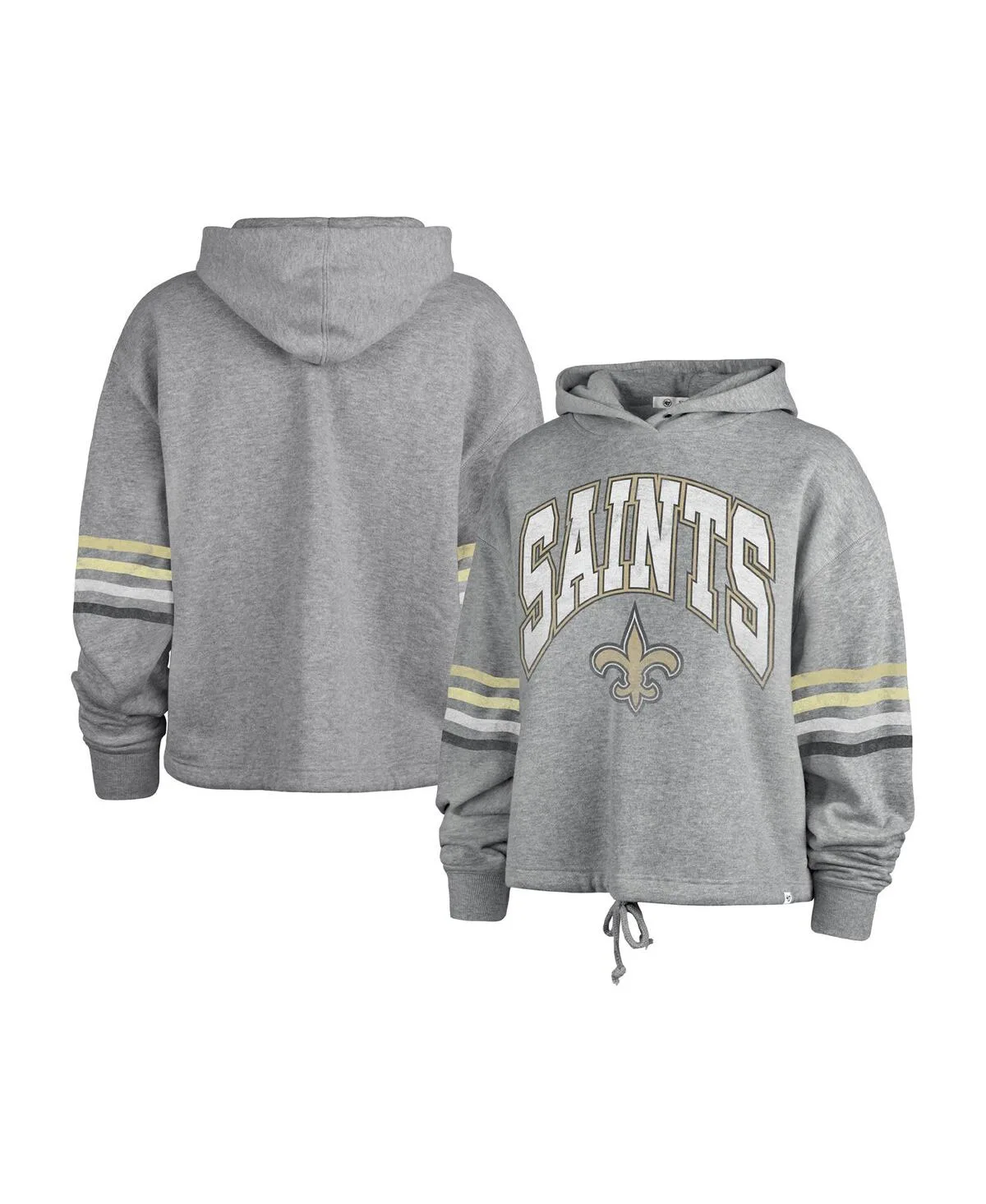 Distressed New Orleans Saints Upland Bennett Pullover Hoodie by '47 Brand