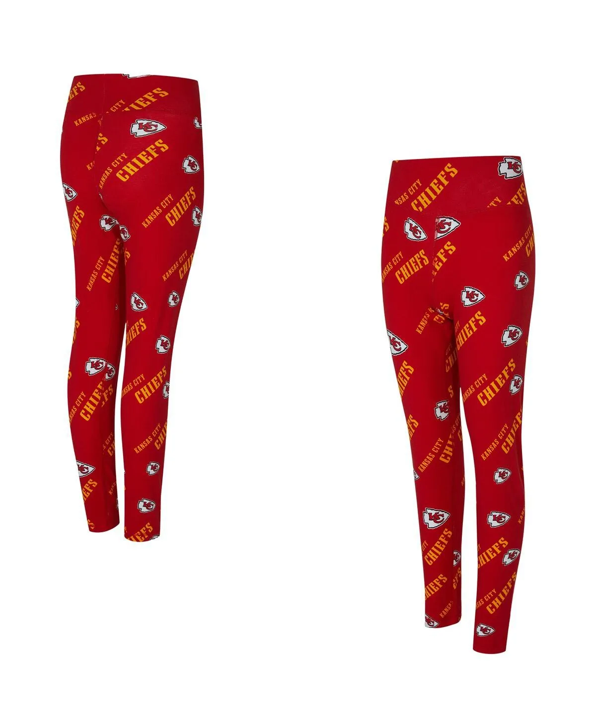 Kansas City Chiefs Mosaic Allover Print Leggings by Concepts Sport