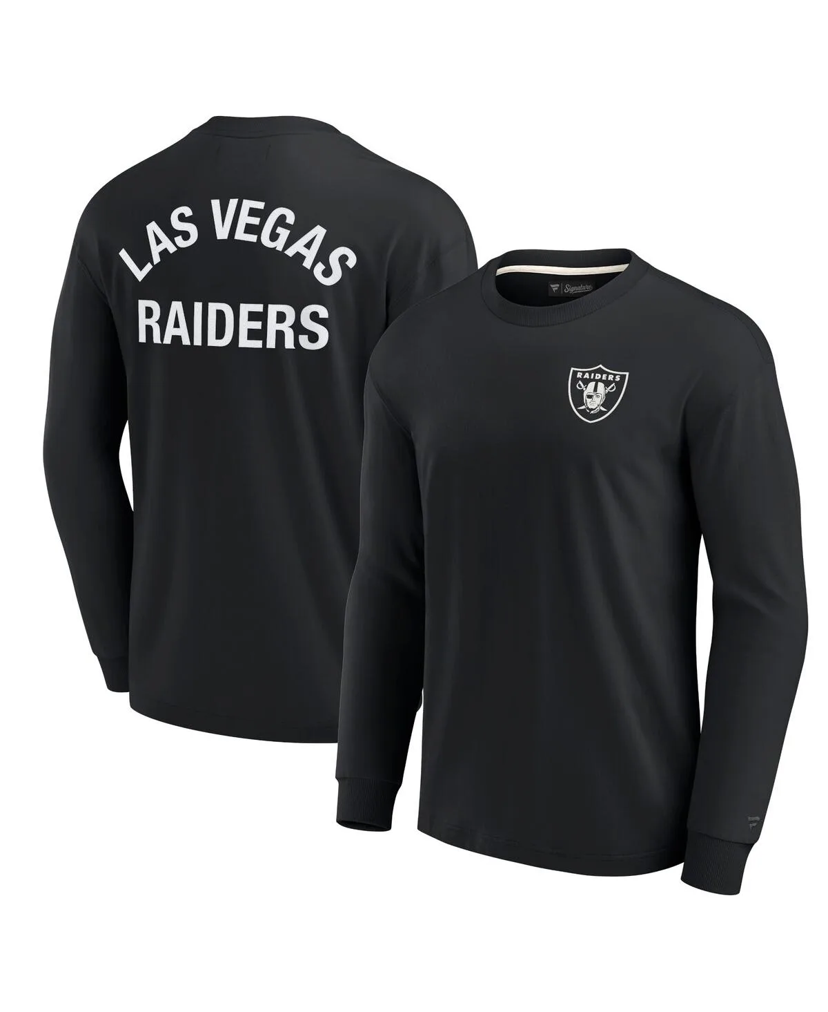 Las Vegas Raiders Super Soft Long Sleeve T-Shirt by Fanatics Signature
