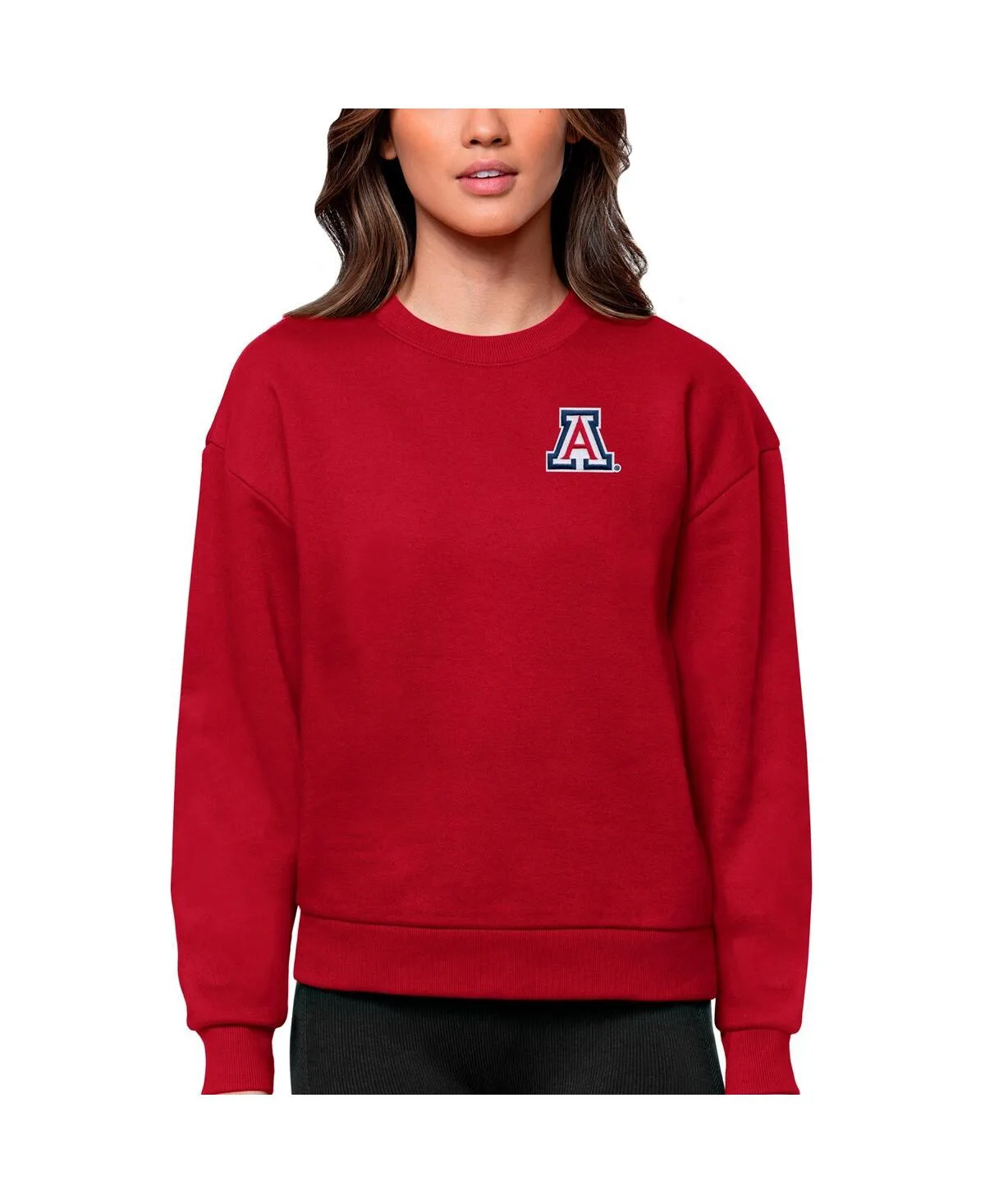 Arizona Wildcats Logo Victory Crewneck Pullover Sweatshirt