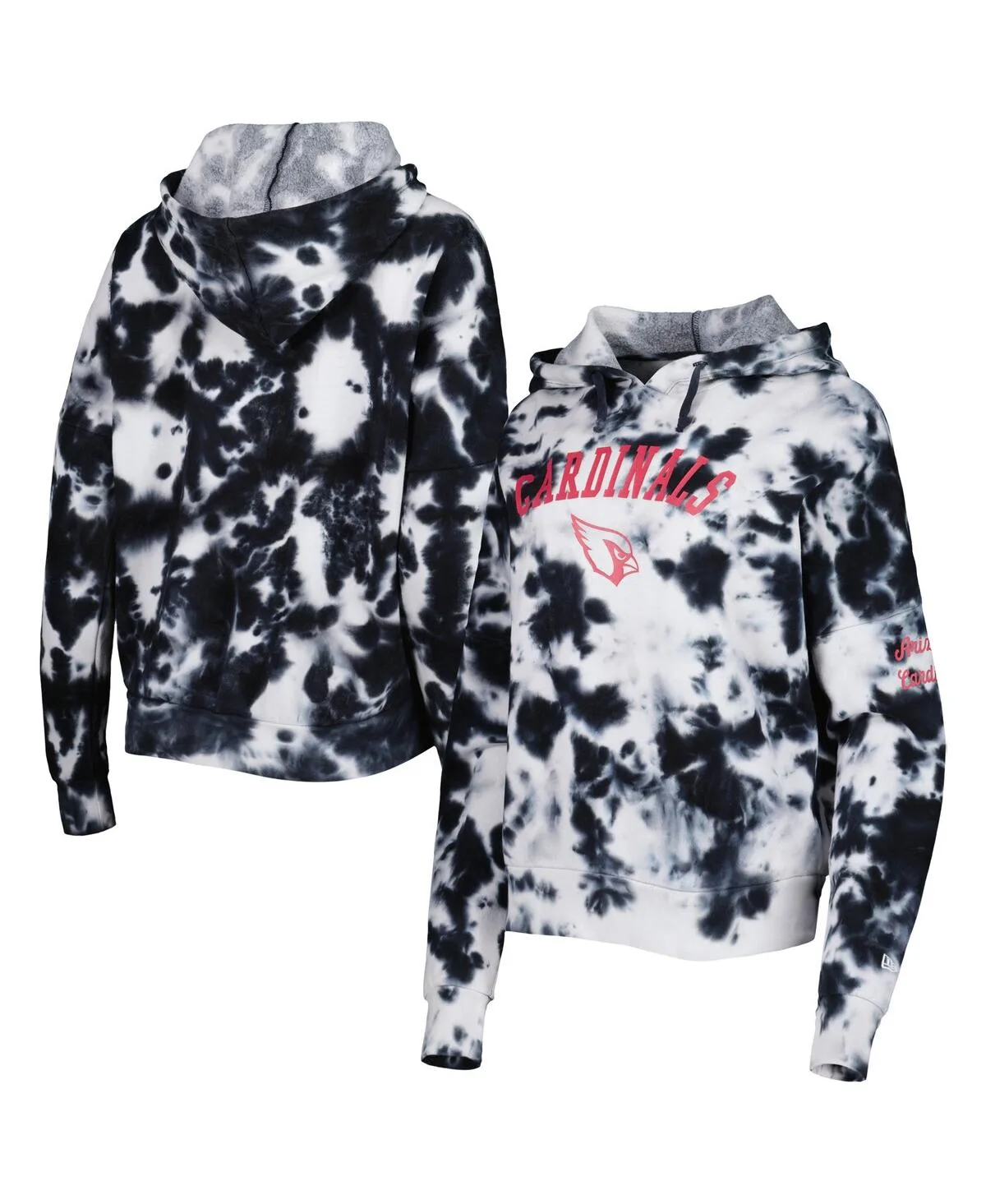 Arizona Cardinals Cloud Dye Fleece Pullover Hoodie by New Era