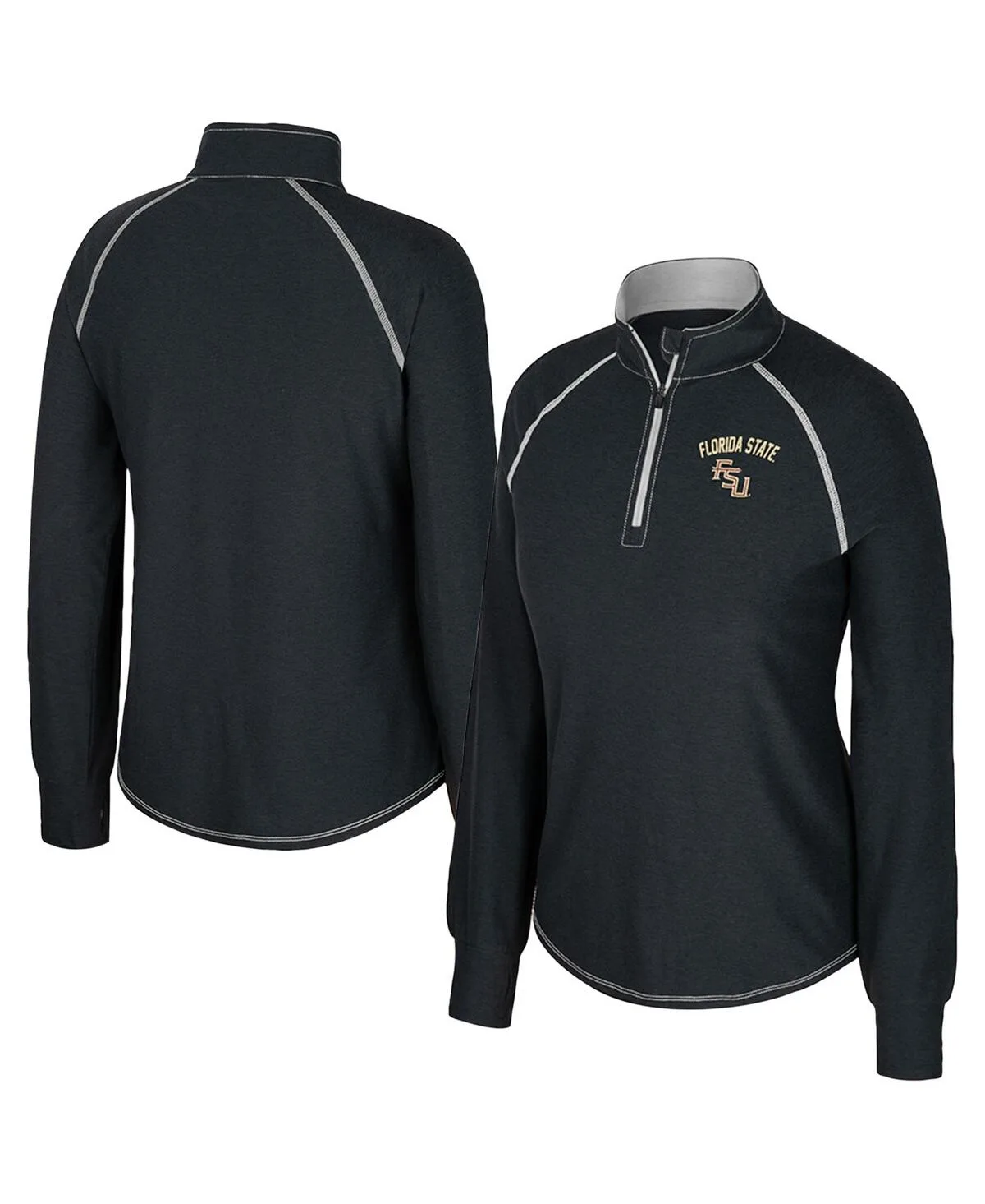 Florida State Seminoles Bikram Raglan Quarter-Zip Top by Colosseum