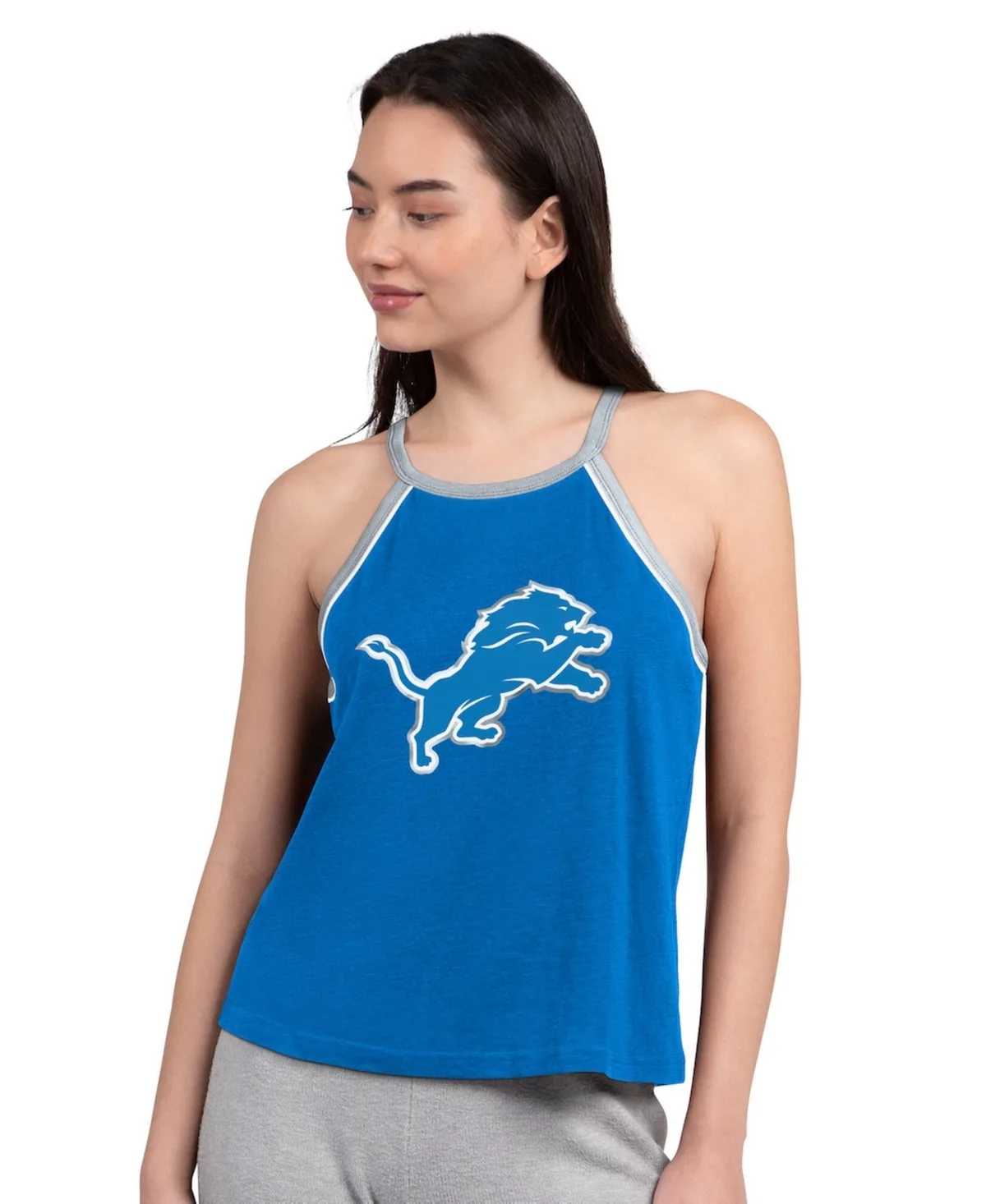 Detroit Lions Redemption Win Slub Tank Top by G-iii 4her By Carl Banks