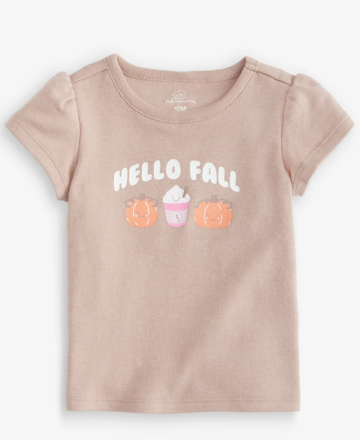 Short-Sleeve Hello Fall T-Shirt by First Impressions