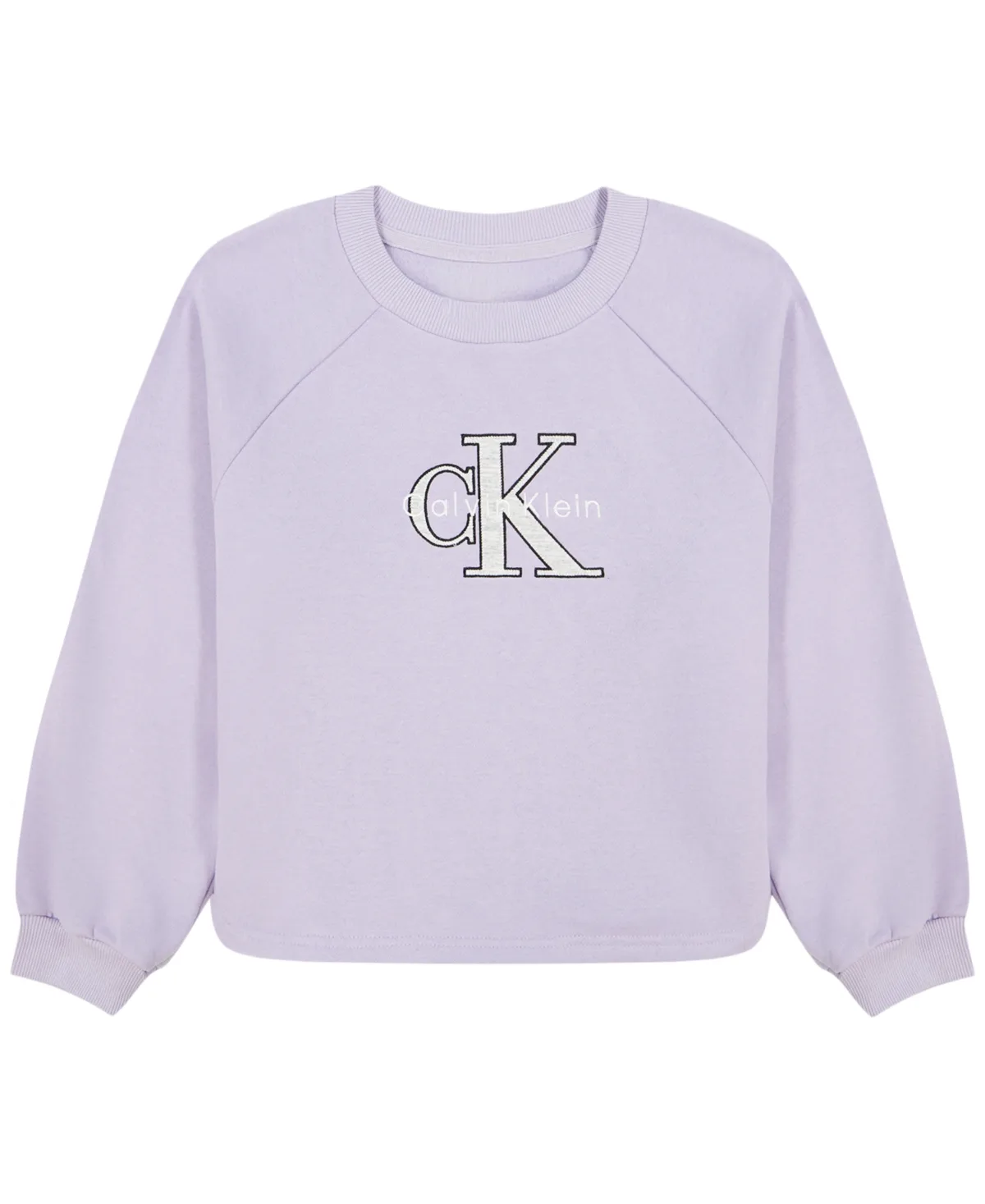 Logo Long-Sleeve Sweatshirt by Calvin Klein