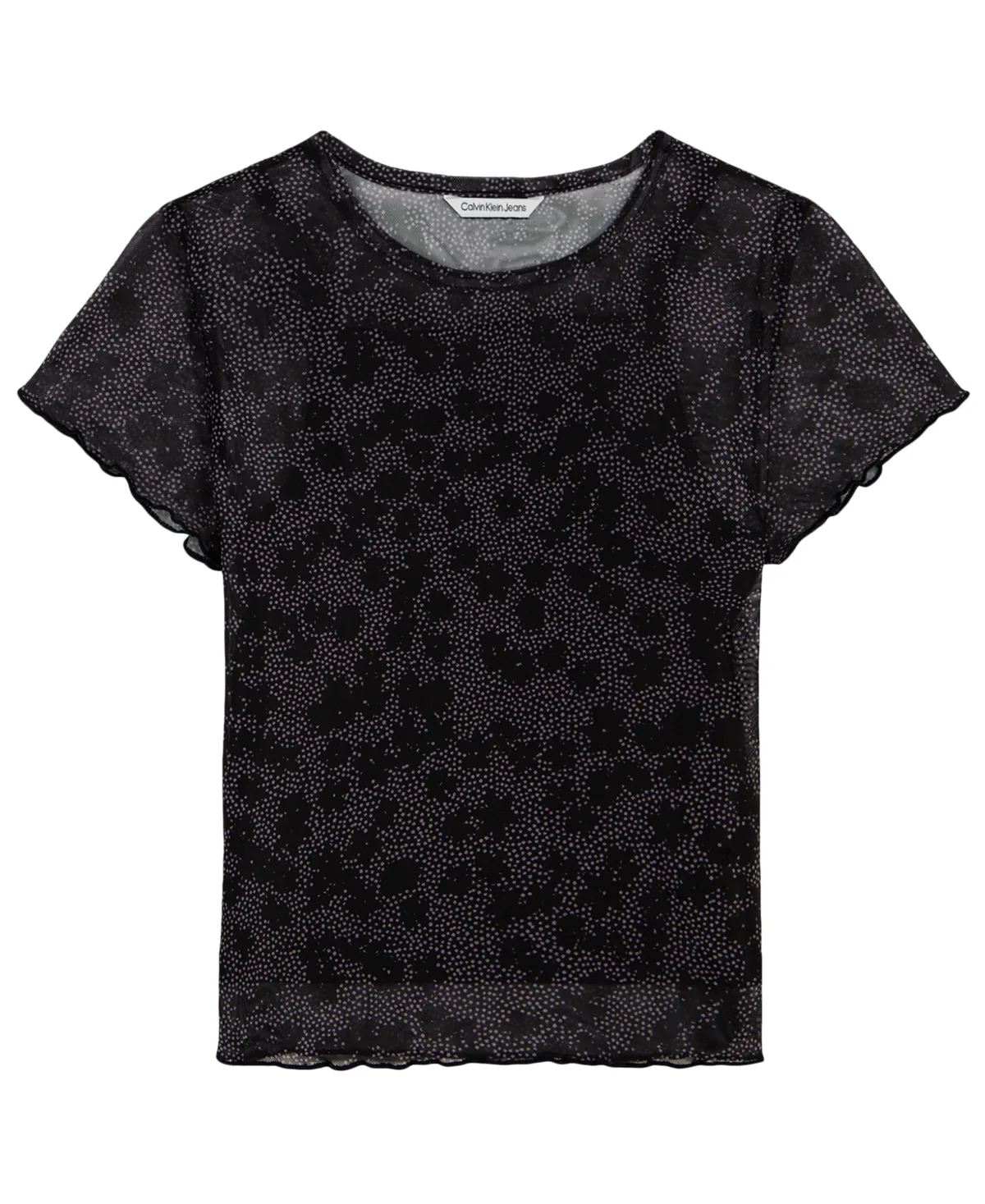 Short-Sleeve Mesh T-Shirt by Calvin Klein