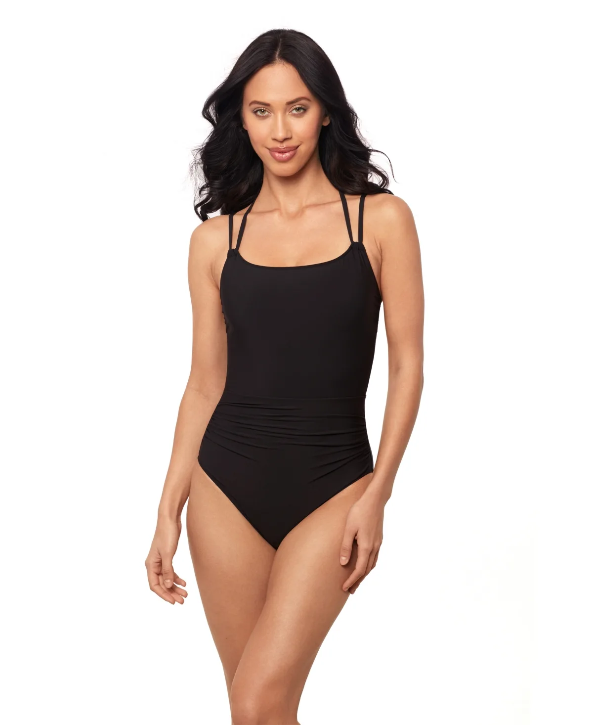 Sigourney Strappy-Back One-Piece Swimsuit