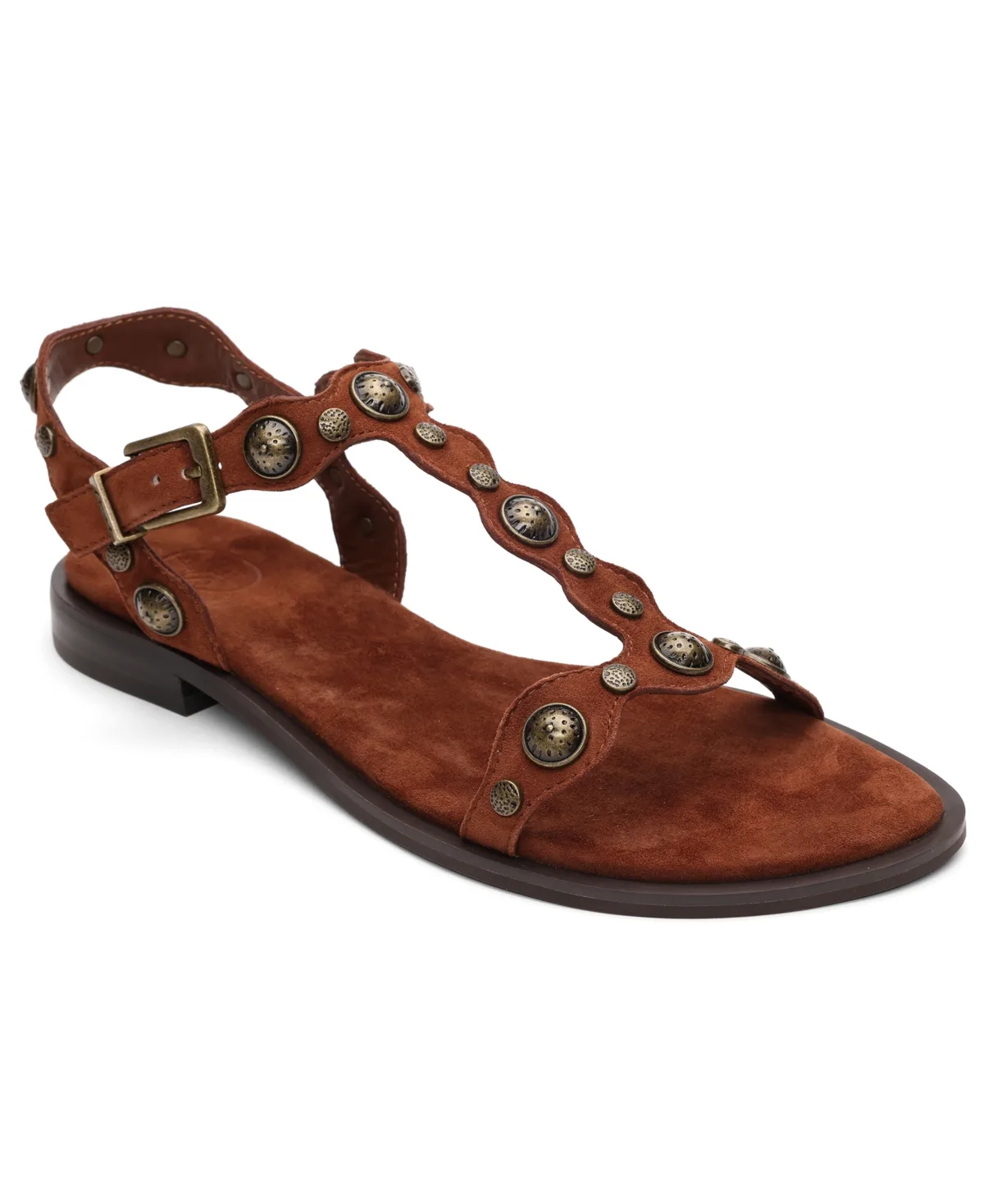 Phanny Round Toe Flat Sandals