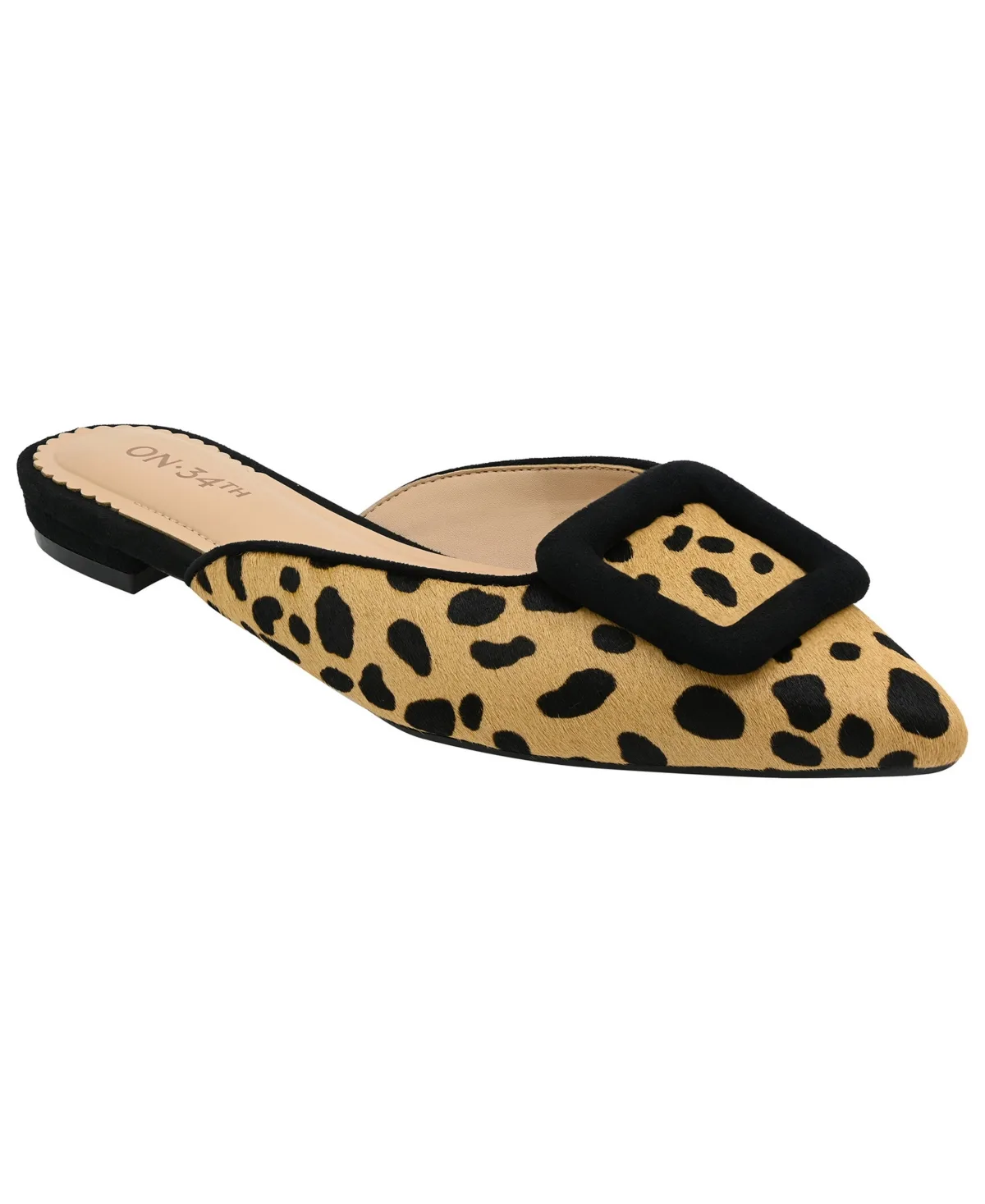 Mabel Buckle Mules by On 34th