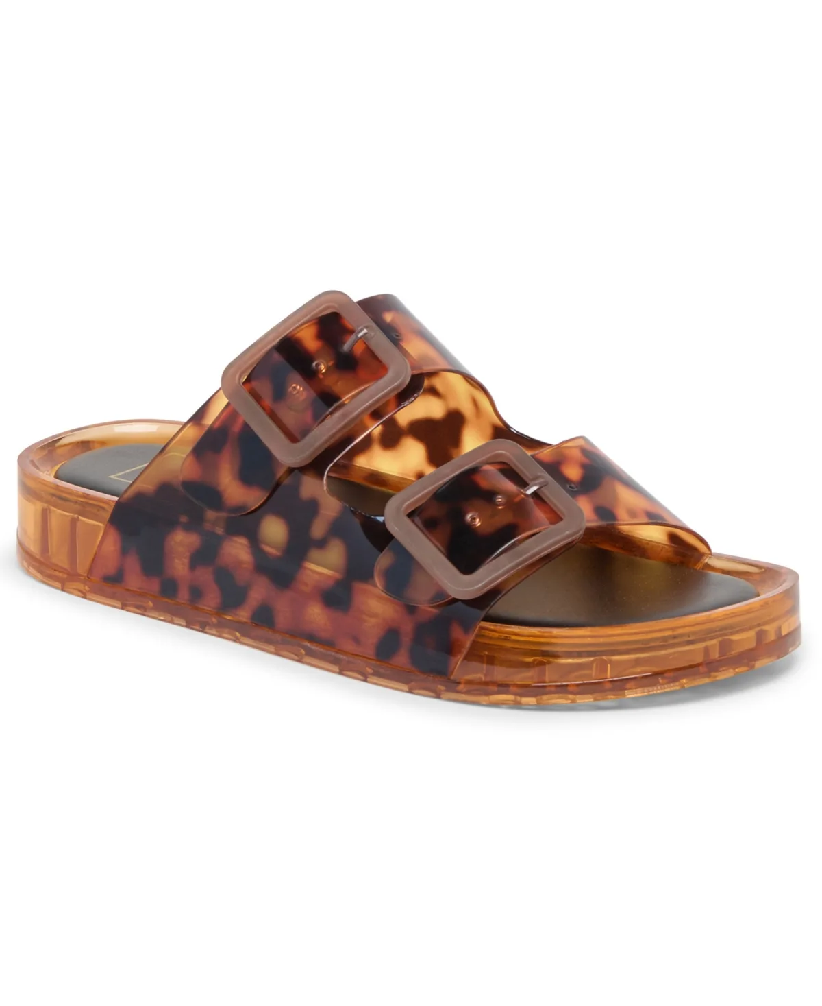 Julio Jelly Double-Band Jelly Footbed Sandals