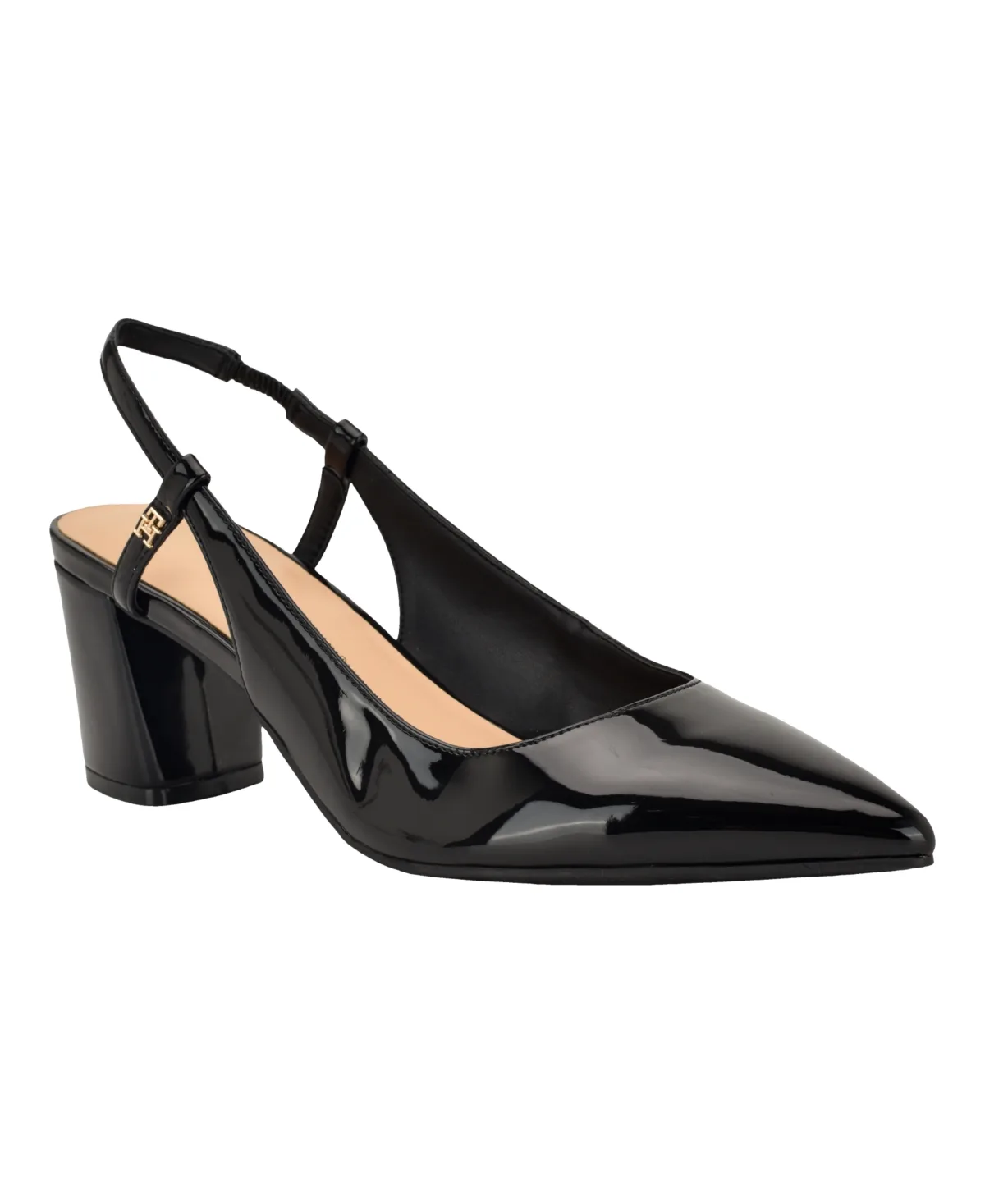 Jezibee Block Heel Dress Slingback Pumps