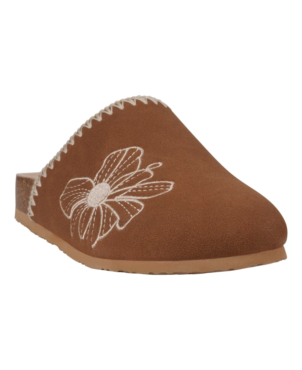 Jamie Embroidered Slide Footbed Clogs by Gc Shoes