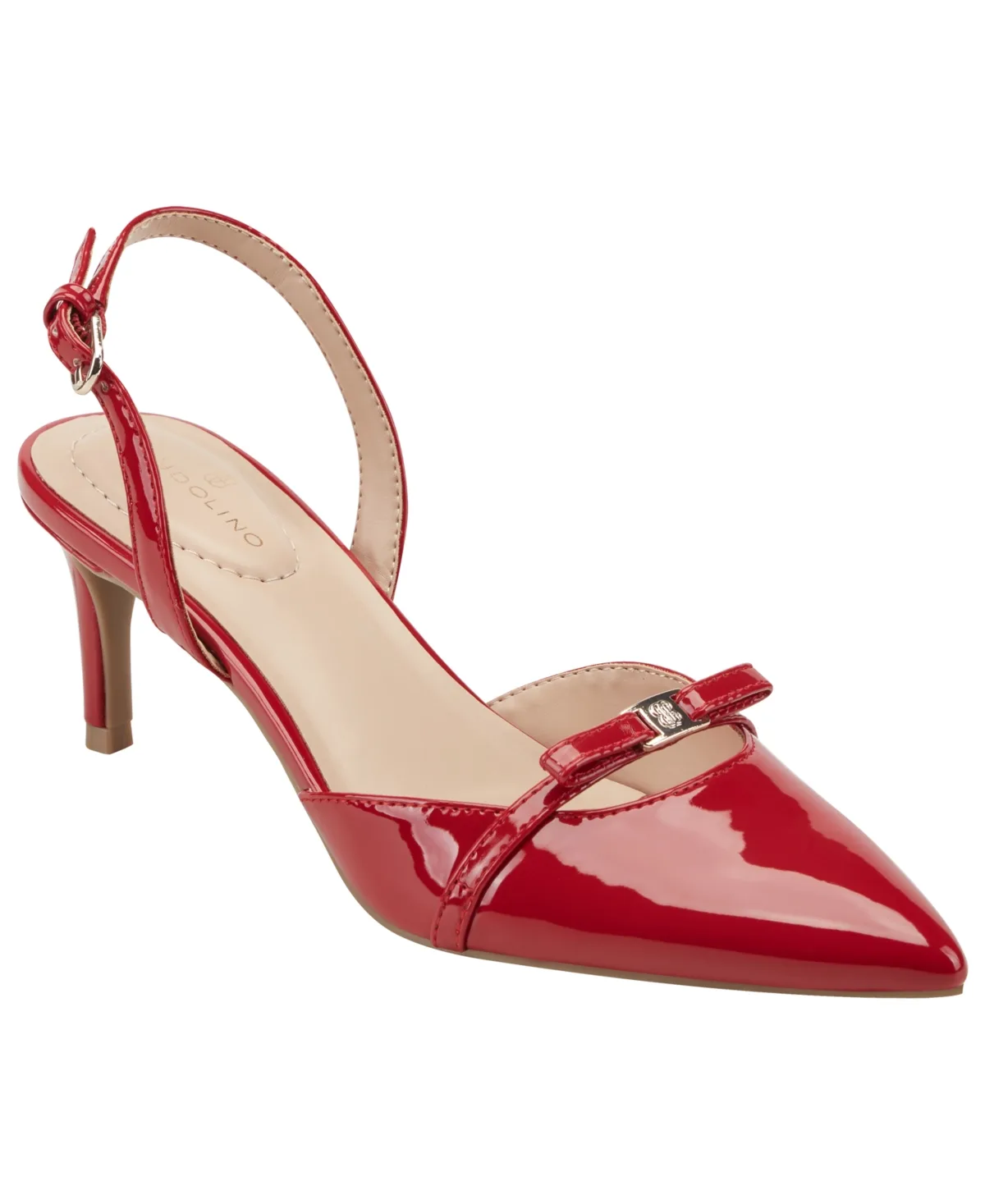 Pracen Bow Pointy Toe Slingback Pumps by Bandolino