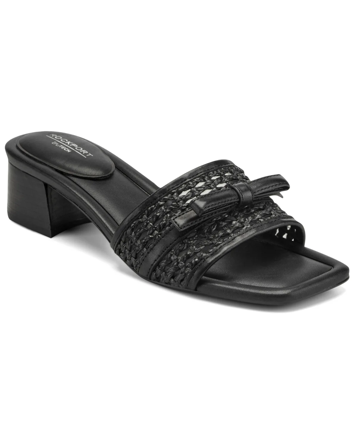 Clarice Square Toe Slip-On Dress Sandals by Rockport