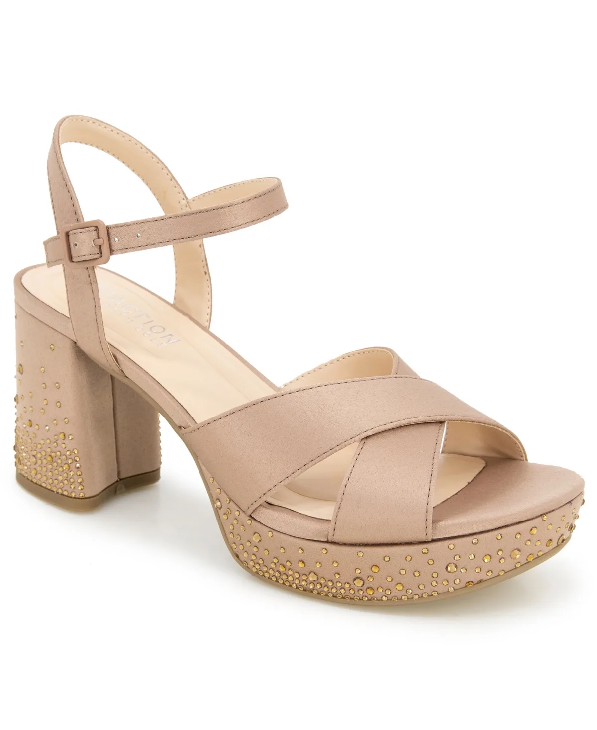 Reeva Silk Platform Sandals