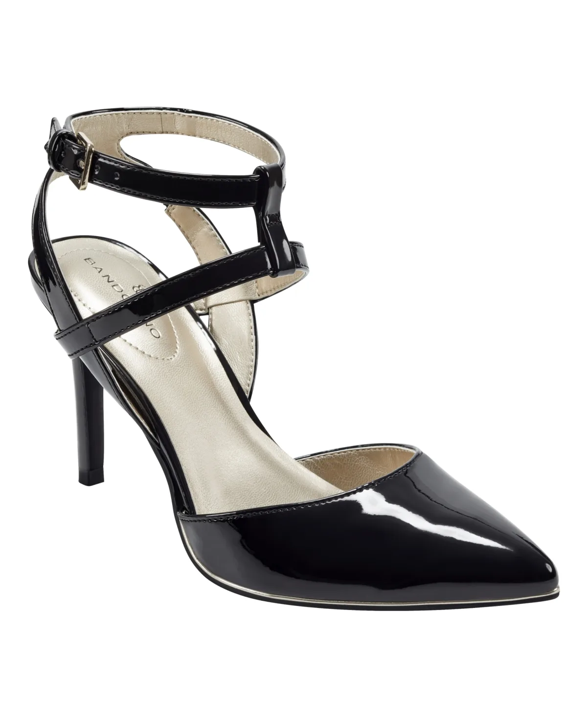 Dradella Ankle Strap Pointy Toe Dress Pumps by Bandolino